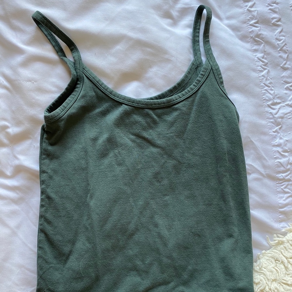 Teal crop top